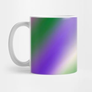 purple green white abstract texture art Mug